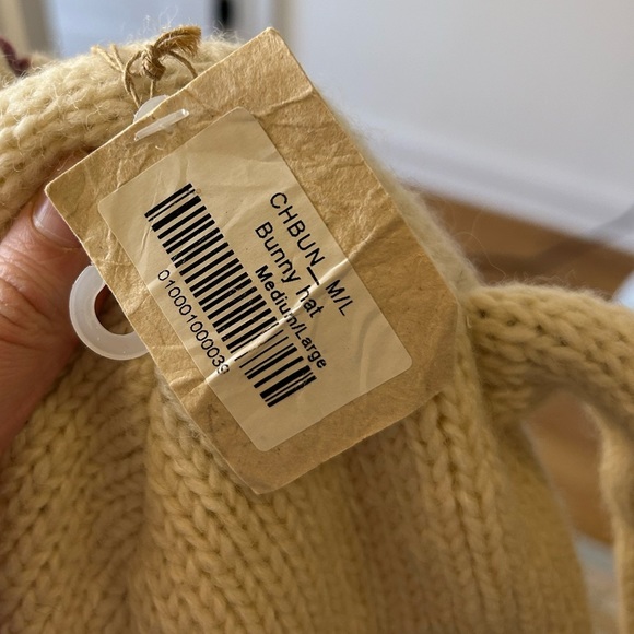 NWT Mohair Wool Bunny Rabbit Beanie - Picture 6 of 9